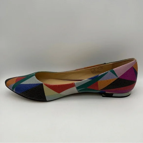 KATY PERRY The Sister Multicolor Stingray Embossed Flats - Sz 7 - Picture 5 of 9